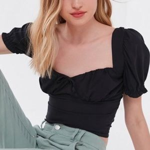 UO Cassia Puff Sleeve top